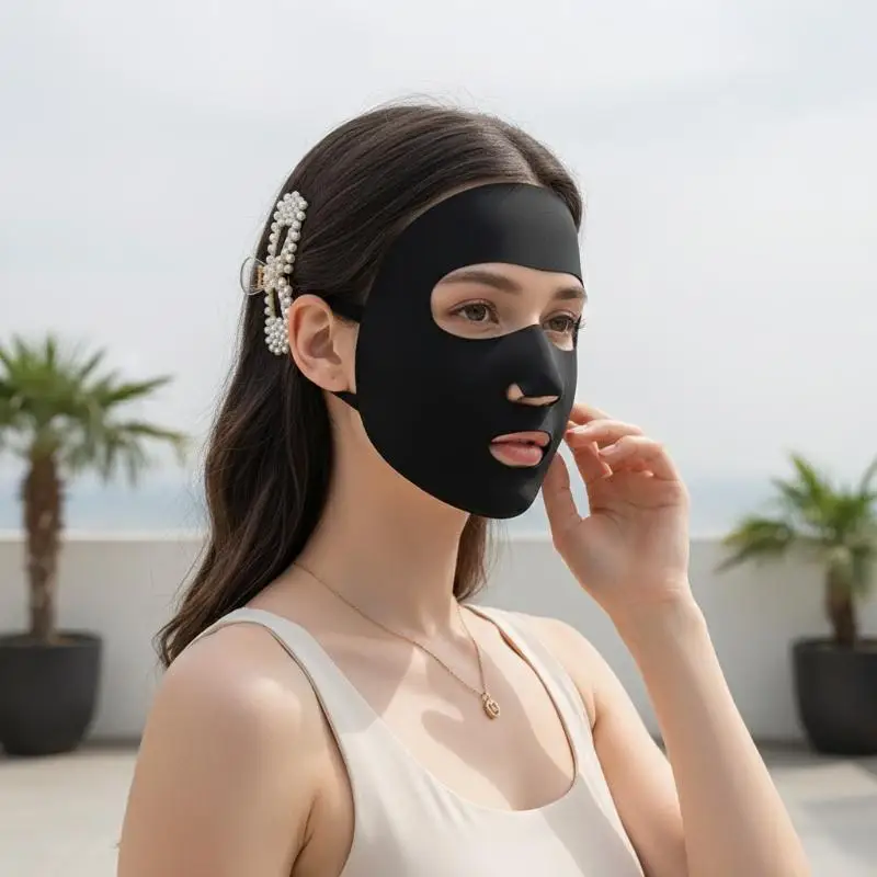 

Солнцезащитная маска для активного отдыха на открытом воздухе, из ледяного шелка, с защитой от ультрафиолета, летняя, для гольфа и велоспорта, дышащая, тонкая, спортивная маска