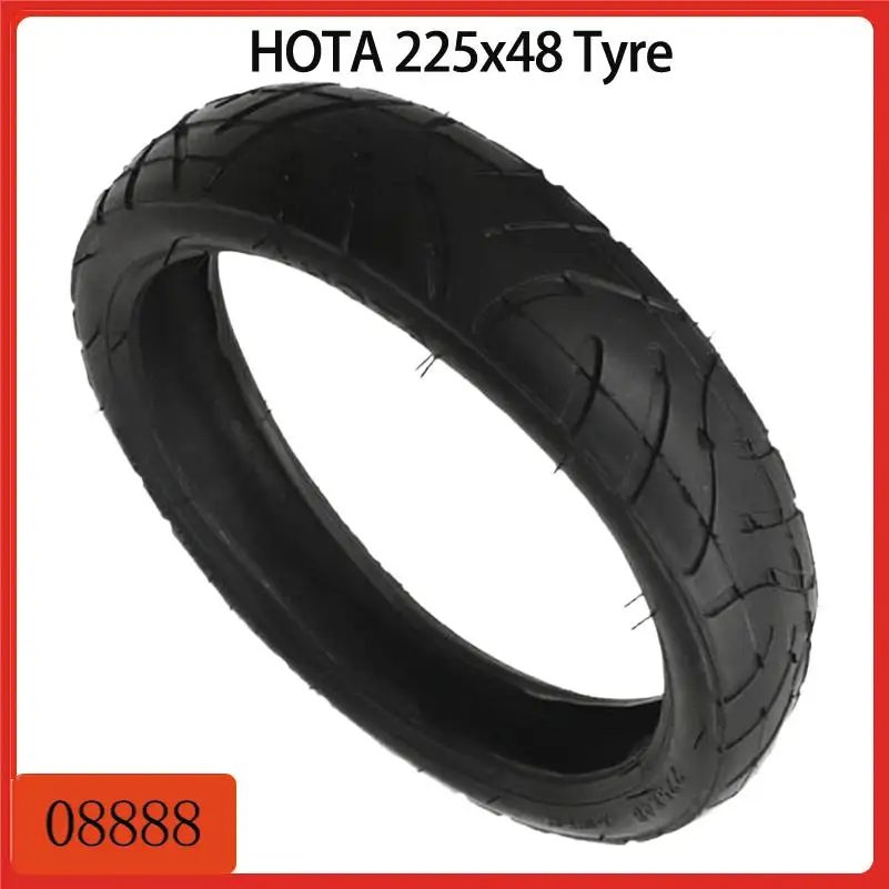 

Thickened 225x48 inflatable rubber scooter tires, designed for enhanced wear resistance and reliable trolley accessory performan