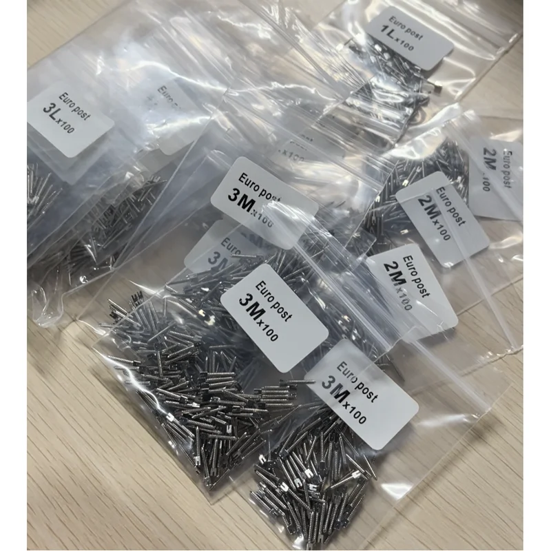 Dental Euro Post Steel Screw Pins 100Pcs/Bag Dental Materials For Dentist Tool Dentistry Material