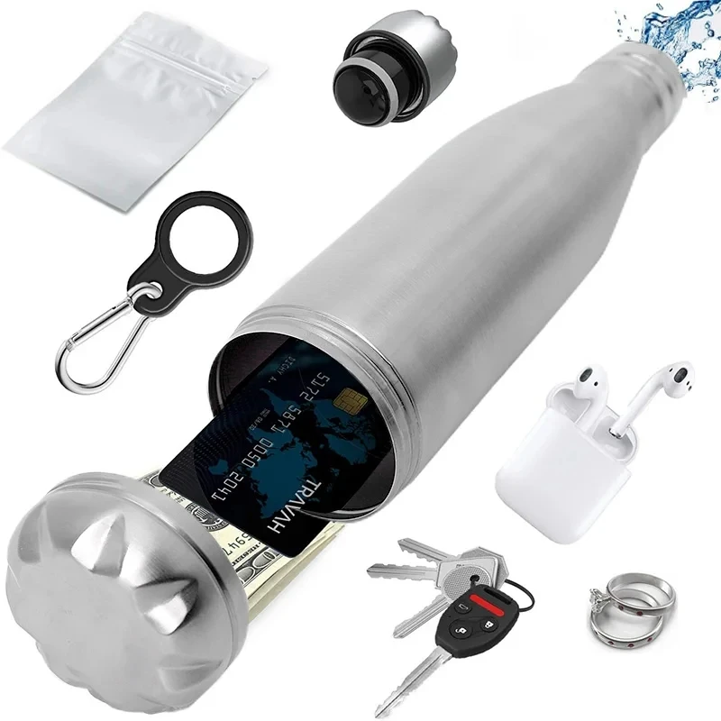 Secret Hidden Safe Steel Water Bottle 1