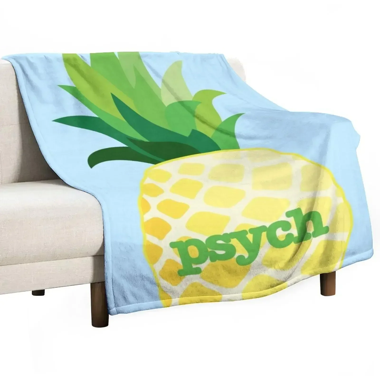 

Psych TV- Pineapple Throw Blanket Summer Furrys Comforter Blankets