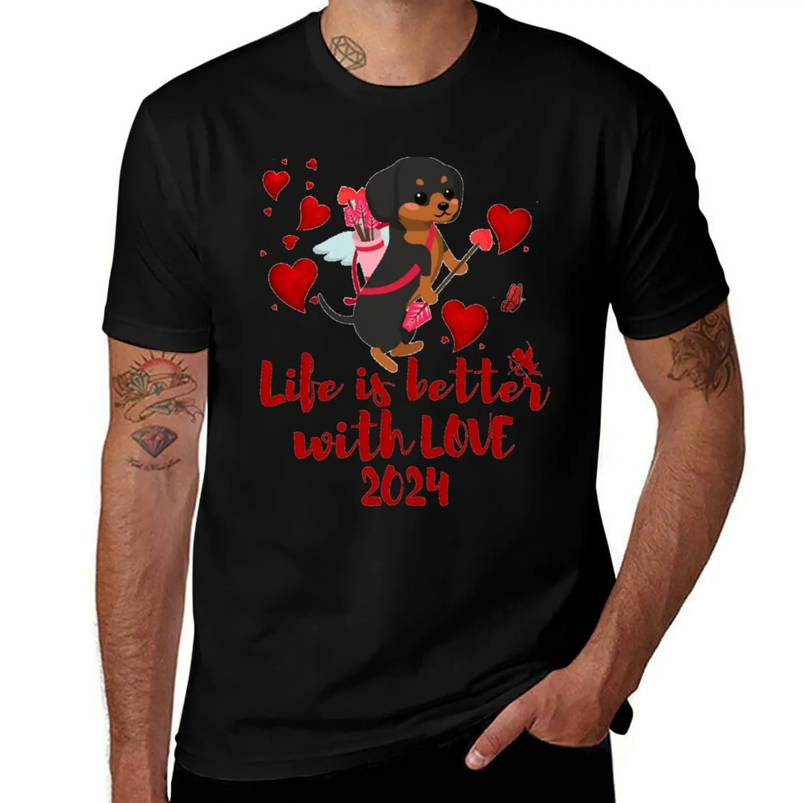 

LIFE IS LOVE NEW FASHION DESIGNER TEE T-Shirt gifts for boyfriend for a boy plus size clothes anime figures luxury clothes men