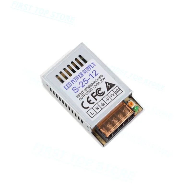 Ultra-thin Switching Power Supply AC 220V to DC 12V 24V 5V 20W 25W 1A 2A 4A For CCTV LED Strip Power Supply Adapter Compact SIZE