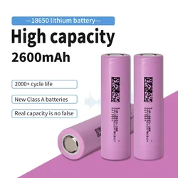 PURFIELD 18650 2600mAh 3.7V Battery 20A Discharge Lithium Ion Rechargeable Battery for Counter Lamp Flashlight 18650 Batteries