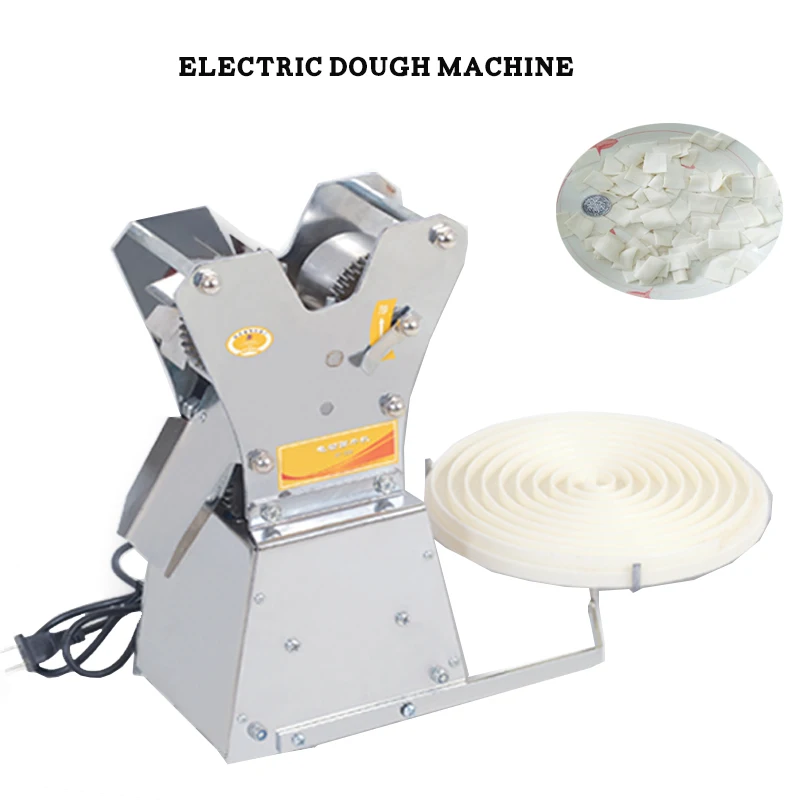 

Household Sliced Noodles Making Machine Automatic Pasta Maker Roller Cutter Kitchen Electric Dough Cutting Rolling Machine