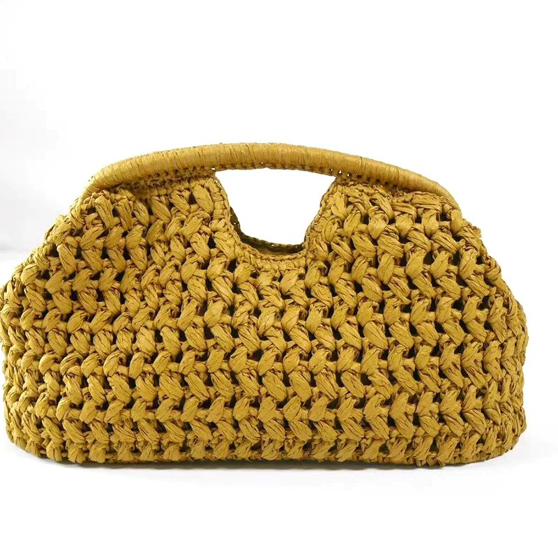 

Straw Clutch Bag Women Summer Beach Rattan Wicker Handbag Vintage Boho Purse Holiday Seaside Travel Evening Party Wedding Clutch