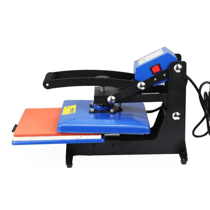 25*30 Slide High Pressure Machine Drawing Flatbed Hot Stamping Heat Transfer T-shirt Garment Printing Machine