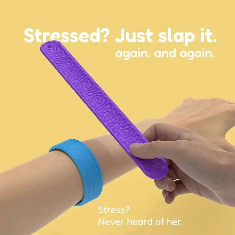 a5ycクリエイティブ感覚アクティビティブレスレットカラフルなテクスチャされた幼児向けのノベルティギャグ