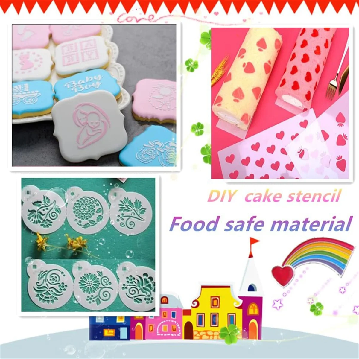 AA91 12 Sheets 10mil Mylar Sheet 12 X 12 Inch Milky Translucent PET Blank Stencil Making Sheet (10mil)