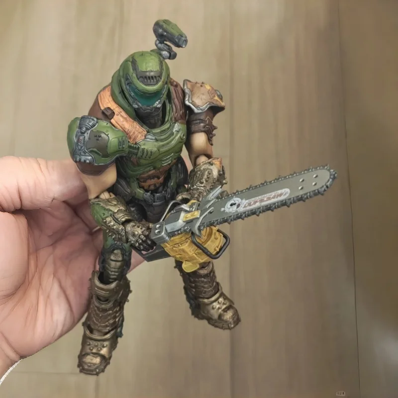 متوفر 16 سم Arkham Factory Figma # Sp-140 Doom لعبة شخصيات الحركة المفصلية الأبدية نموذج قابل للجمع هدية زينة لسطح المكتب #3