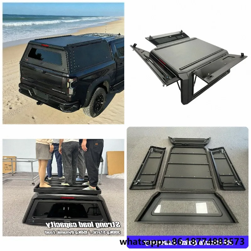 Pickup Hardtop Waterproof Lightweight Acid-Alkali Safe Locking Tailbox | Powder Coating No-Drilling Installation