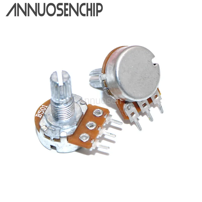 WH148 Single Volume Potentiometer B500R B501 500R 3PINS 15MM