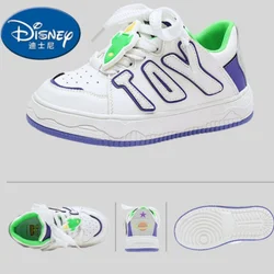 Disney Toy Story Shoes New Kids Tennis Shoes Anime Toy Woody Casual Sneakers Children Basket Shoes Board Shoes Size 24-37