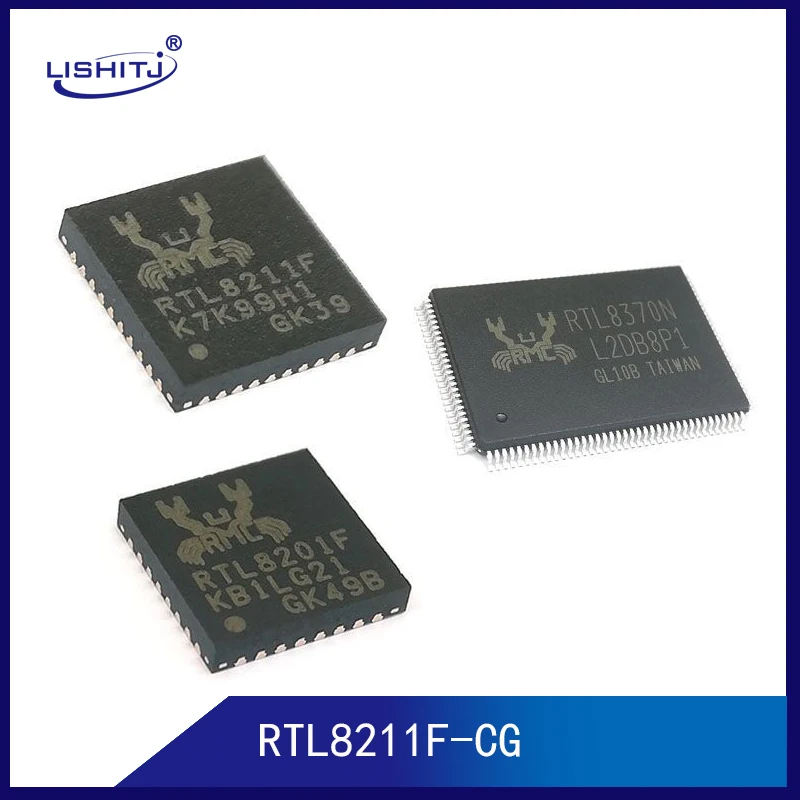 RTL8211F-CG  WQFN-40  Realtek for Ethernet Chip