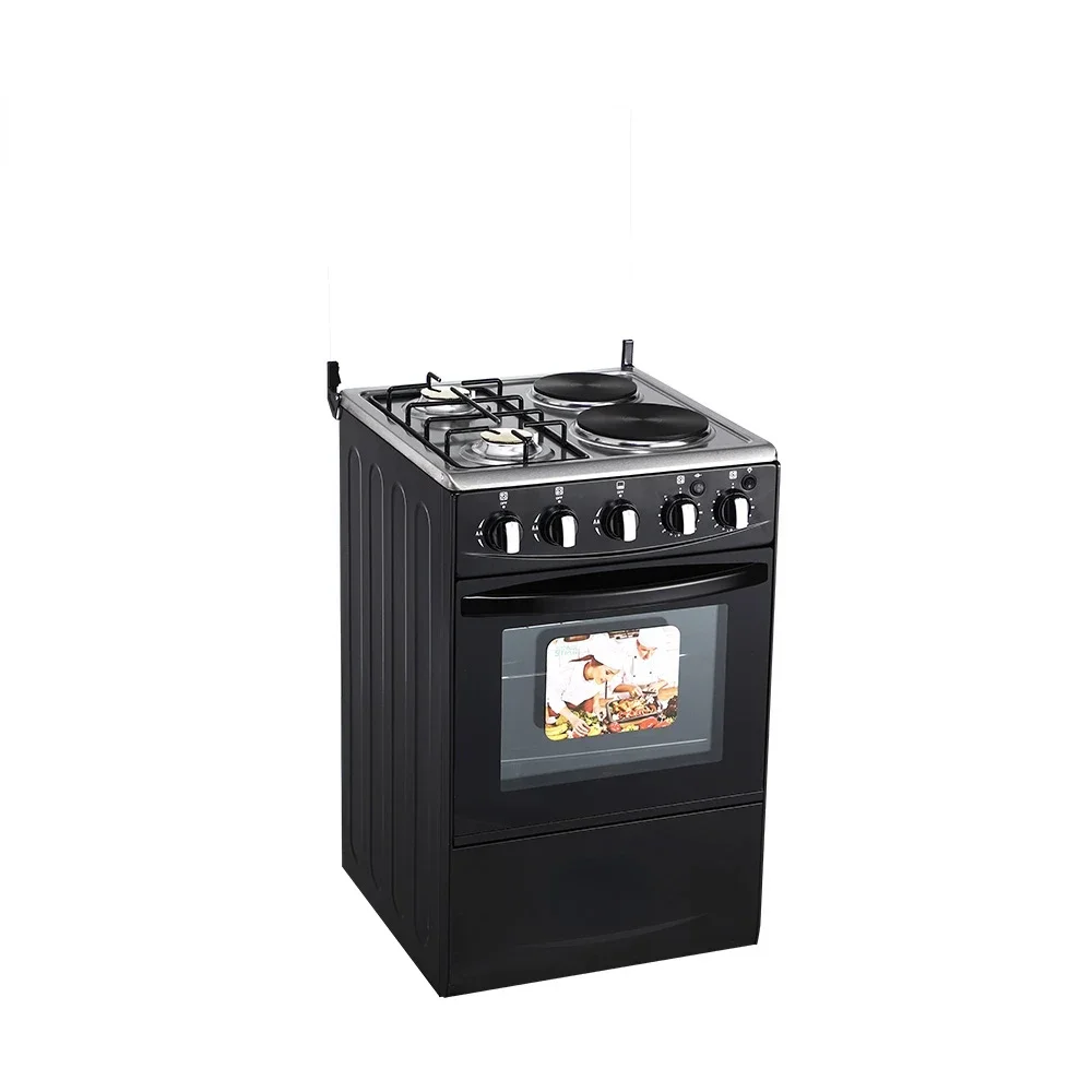 Long - lasting Award-winning star for WST-K50-L01W 2 burner black standing rice cooker kitchen stove gas burner with oven