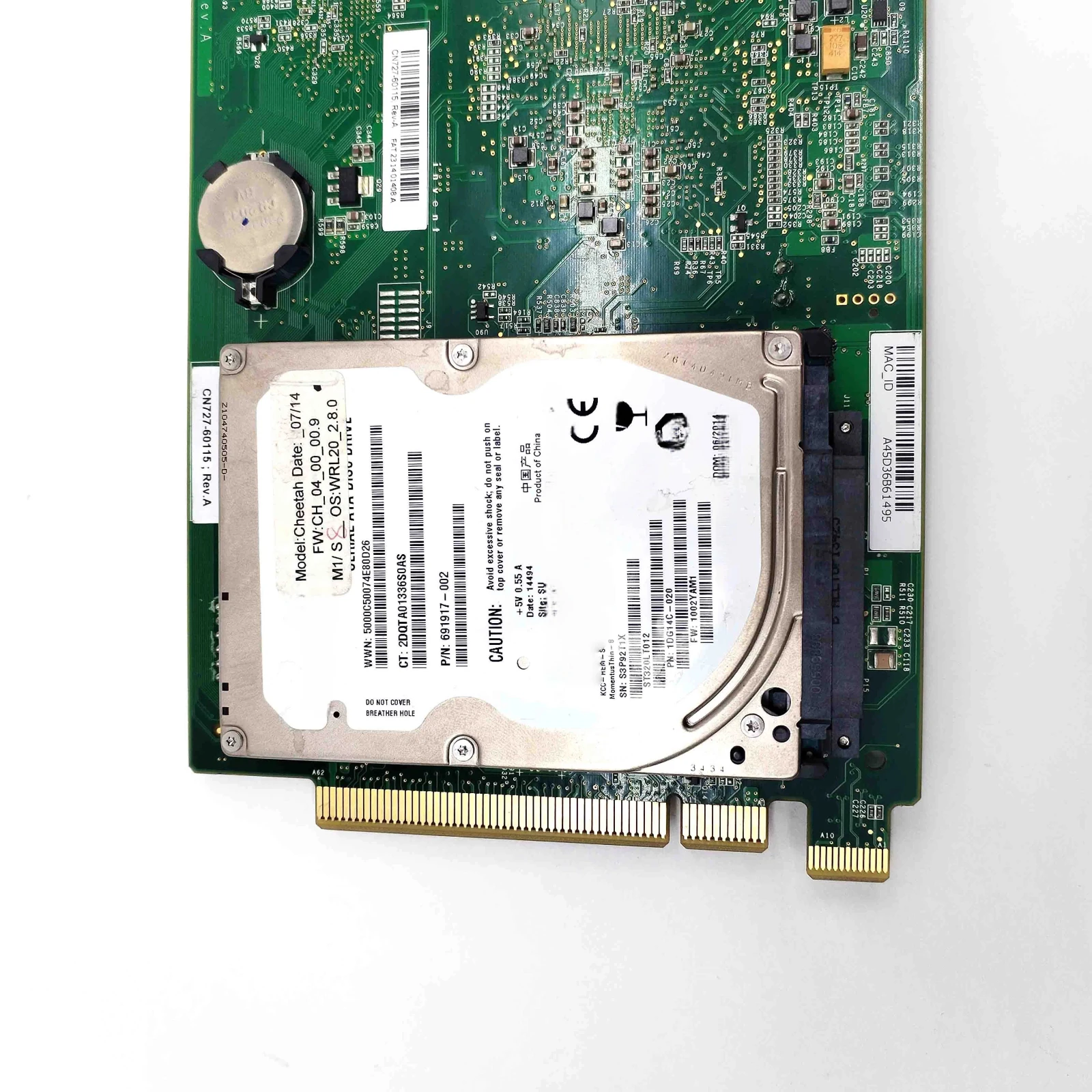 Formatter Board CN727-60115 For HP DesignJet T1300 Z5400 Z5600 T795 T790 T770 T2300