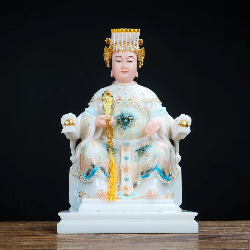 

40cm Wholesale Buddhism figure Goddess Matsu MAZU Guanyin God buddha Asia HOME Propitious Prosperity FENG SHUI statue