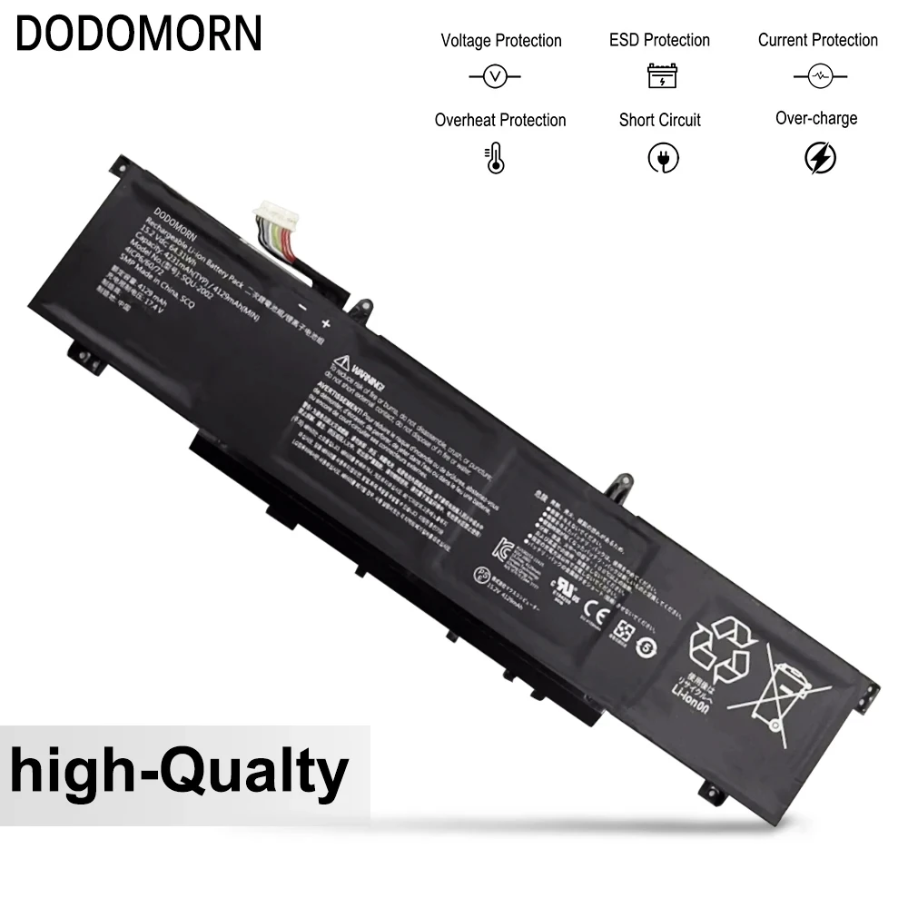 

New Laptop Battery For Zero 2021 SQU-2002916QA139H Series 916QA139H 15.2V 64.31Wh 4231mAh High Quality 2 Year Warranty