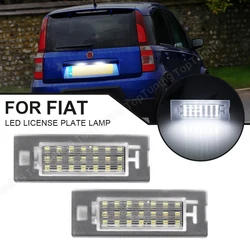 LED Number Plate Light For FIAT Panda MK3 MK4 Typ 169 312 319 2003-2012 Error Free License Plate Lamp OEM#:71734797