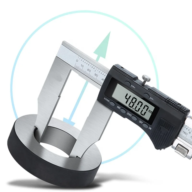 0-300mm 150mm Stainless Steel Digital Vernier Caliper with Long Jaw 150mm