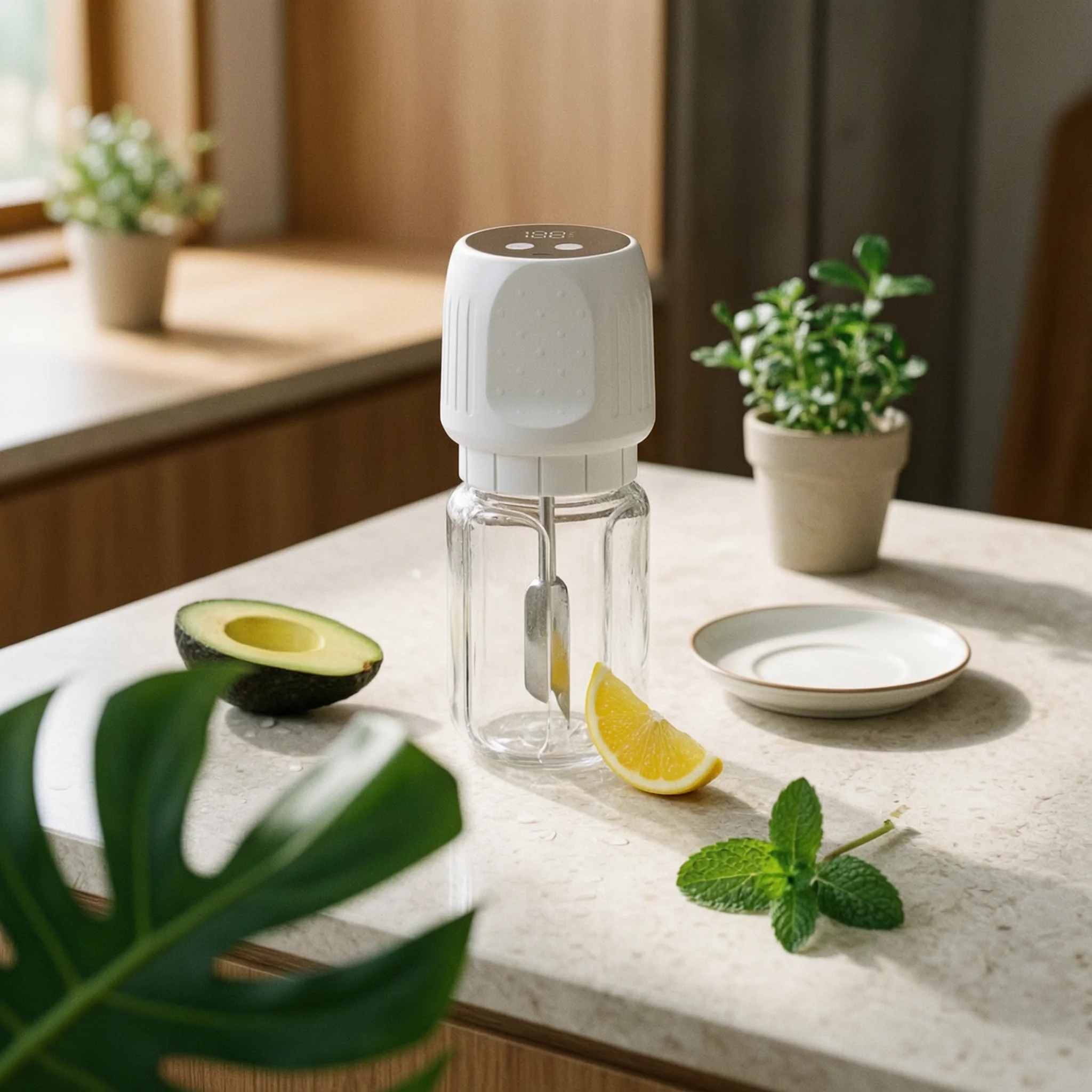 Electric Butter Churn Digital Electric Butter Maker Kitchen Appliance Compact Easy to Clean for Home Cooks