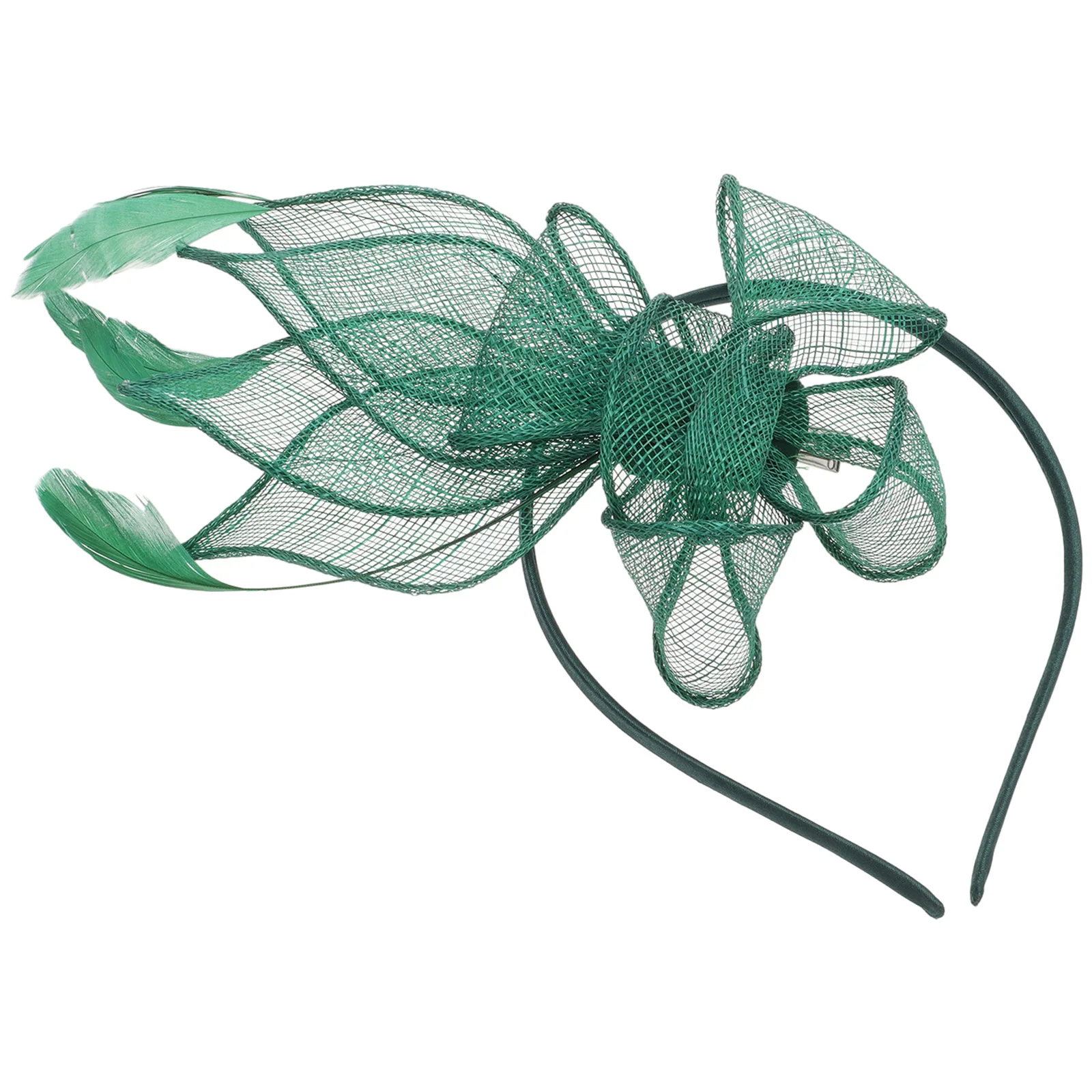 

Fascinator Hats Hairband Fascinators For Women Clip ABS Vintage Hairpin for Wedding Party Banquet Halloween Occasions