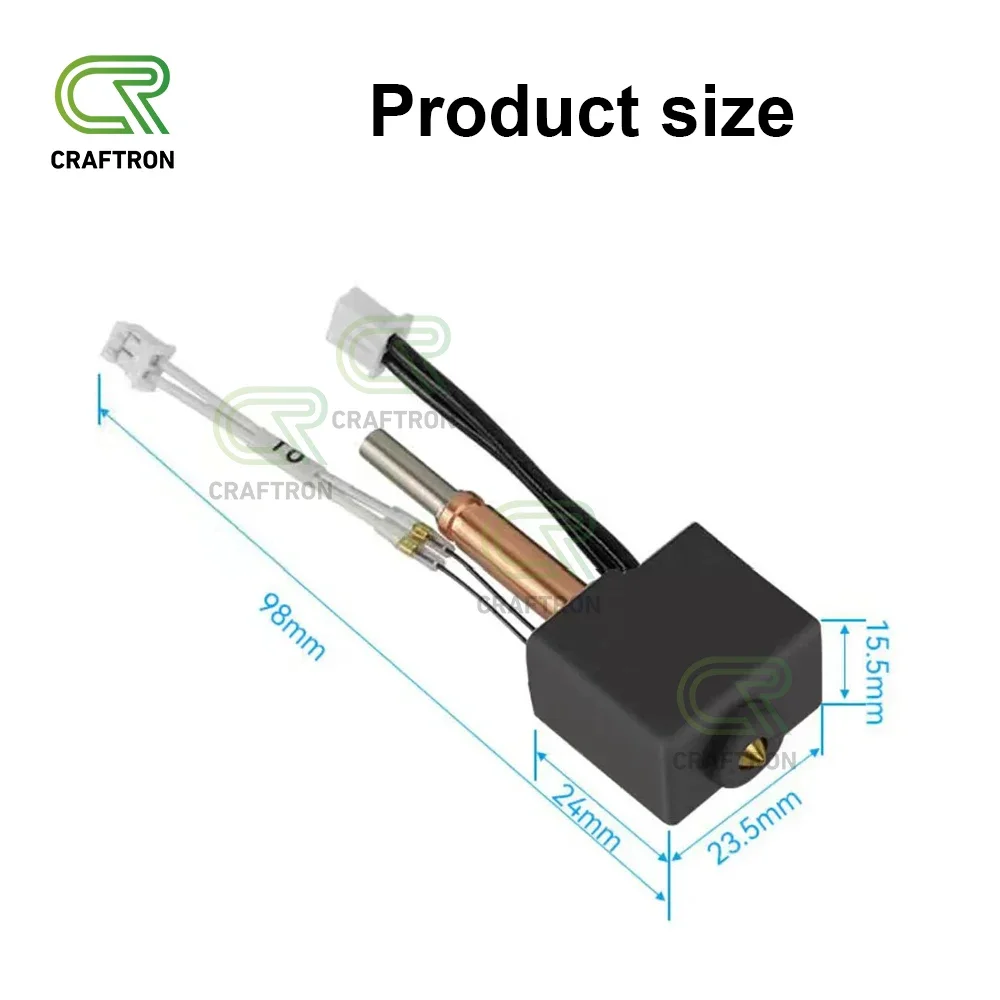 Upgrade For Anycubic Kobra 3 Combo Hotend Nozzle Brass Hardened Steel Nozzles Silicone Case 24V 50W 3D priner Accesories