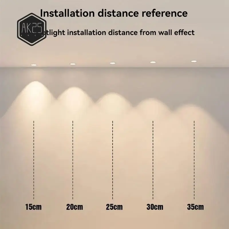 

AK25-Focusing Spotlight Adjustable Angle Recessed Light 10W 220V Round Aluminum Alloy Recessed Lights