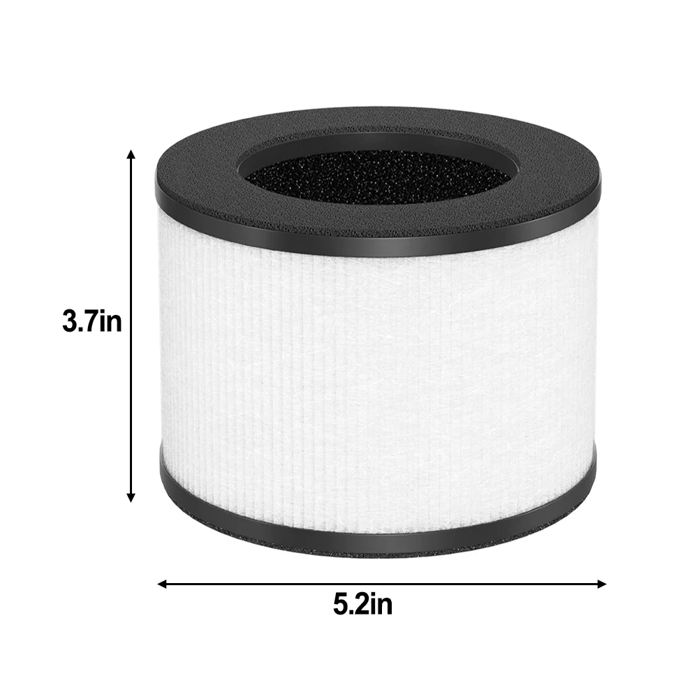 Lot de 2 filtres de rechange pour supporter ficateur d'air, boîte H13 HEPA, livre de remplacement pour Tolife pour TZ-K1 MK01, filtre à air 3 en 1