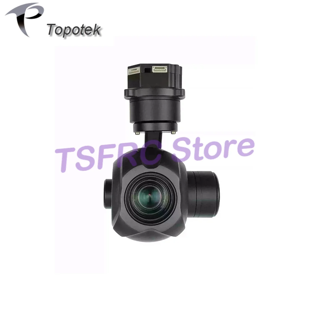 Topotek KIY10S35 10x zoom óptico luz única pan tilt cardán cámara drone electroóptico pod baja luz visión nocturna pod
