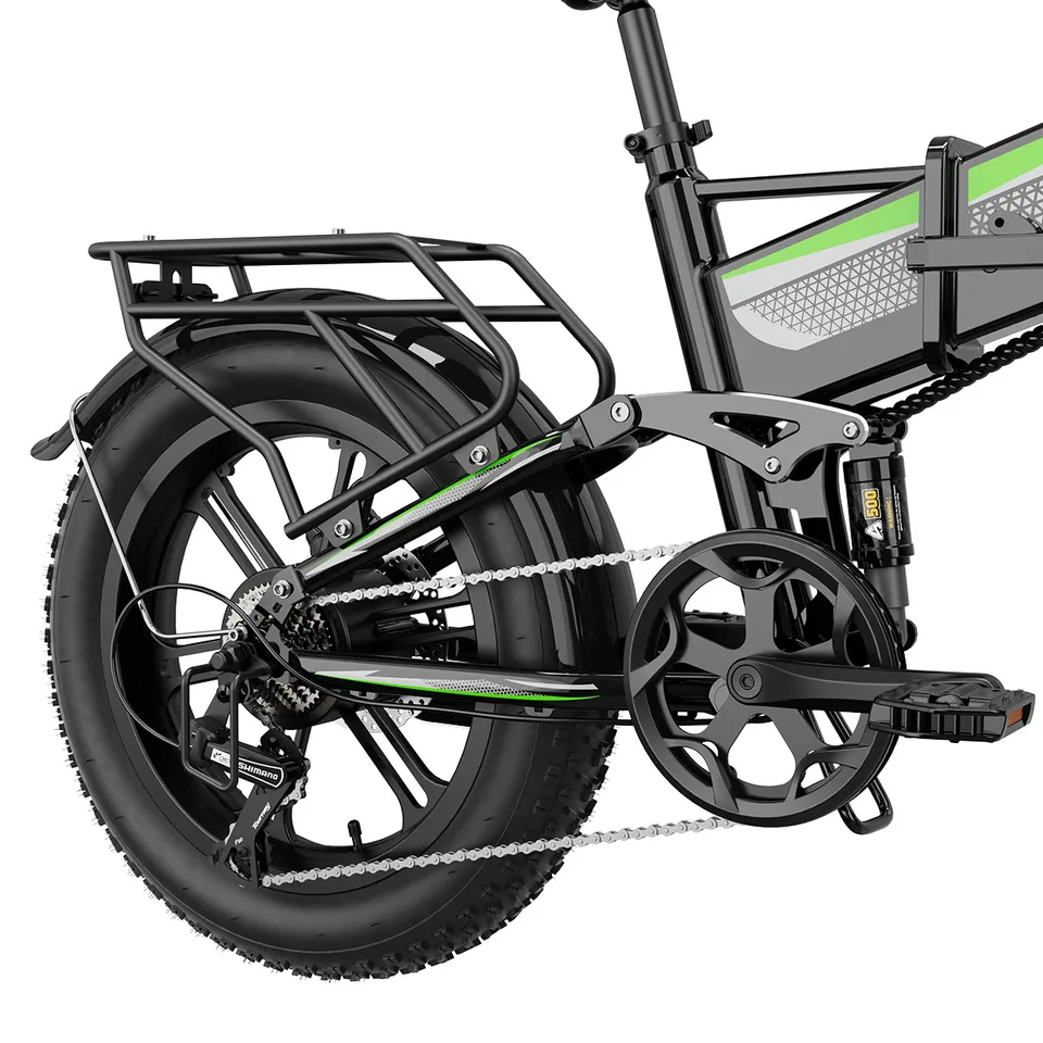 max 1800W Electric Bike for Adult 48V 18AH 28MPH 20" Fat Tire w/ Free Shipping image 6