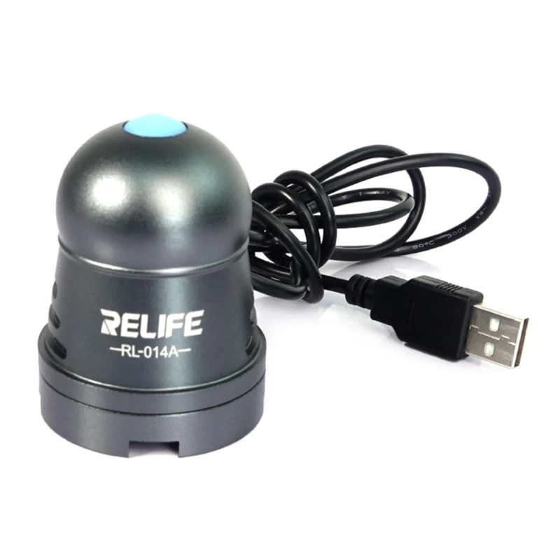 Lámpara de curado UV de RL-014A con cuentas de lámpara grande T6, lámpara de reparación de placa base de teléfono, 5V, 2A, 10W, USB, lámpara de calentador de aceite verde UV M4YD
