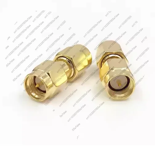 1pc male to male adapter internal thread internal needle antenna connector double male pass-through adapter accessories
