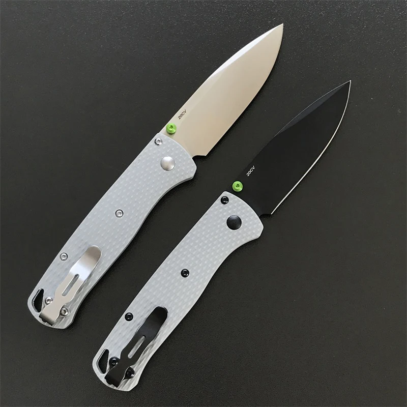 G10 Handle BM 535 Bugout Folding Knife Outdoor Saber Camping Safety Defense knives Portable Pocket EDC Tool