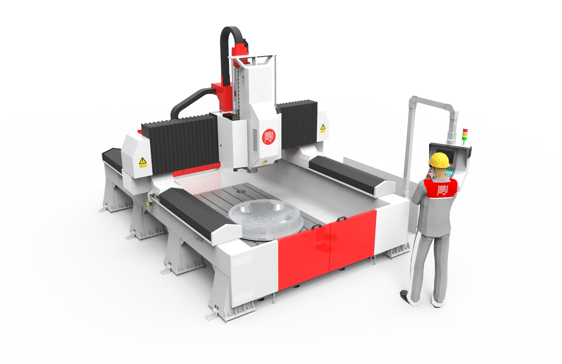 3 Axis CNC Router Milling Wood Soft Metal Aluminum Casting Pattern Machine for Foundry Industry