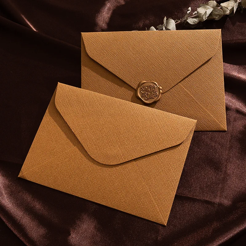 Western Style Retro Envelope Letter High-end Business Invitation Postcard Invitation Letter Lacquer Envelope Bag