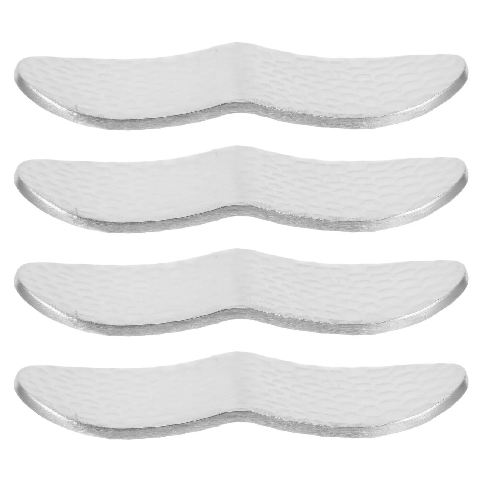 

4Pcs Hammered Stainless Steel Chopstick Spoon Rest Stand Elegant Utensil Holder for Tableware Stainless Steel Spoon Holder