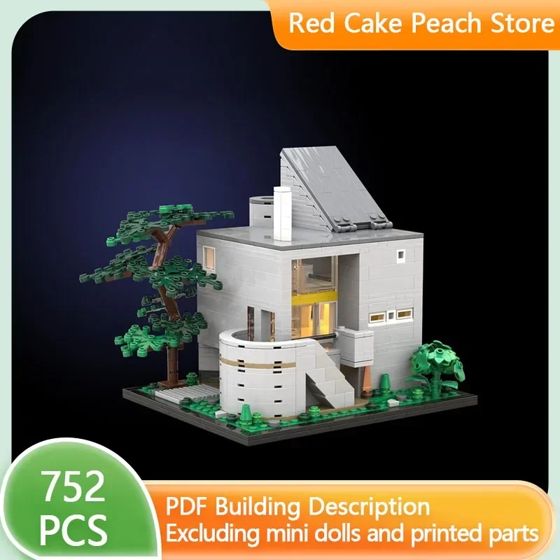 Popular Street View Model MOC Building Brick Multi Functional House Modular Technology Gifts Holiday Assemble Children Toys Suit