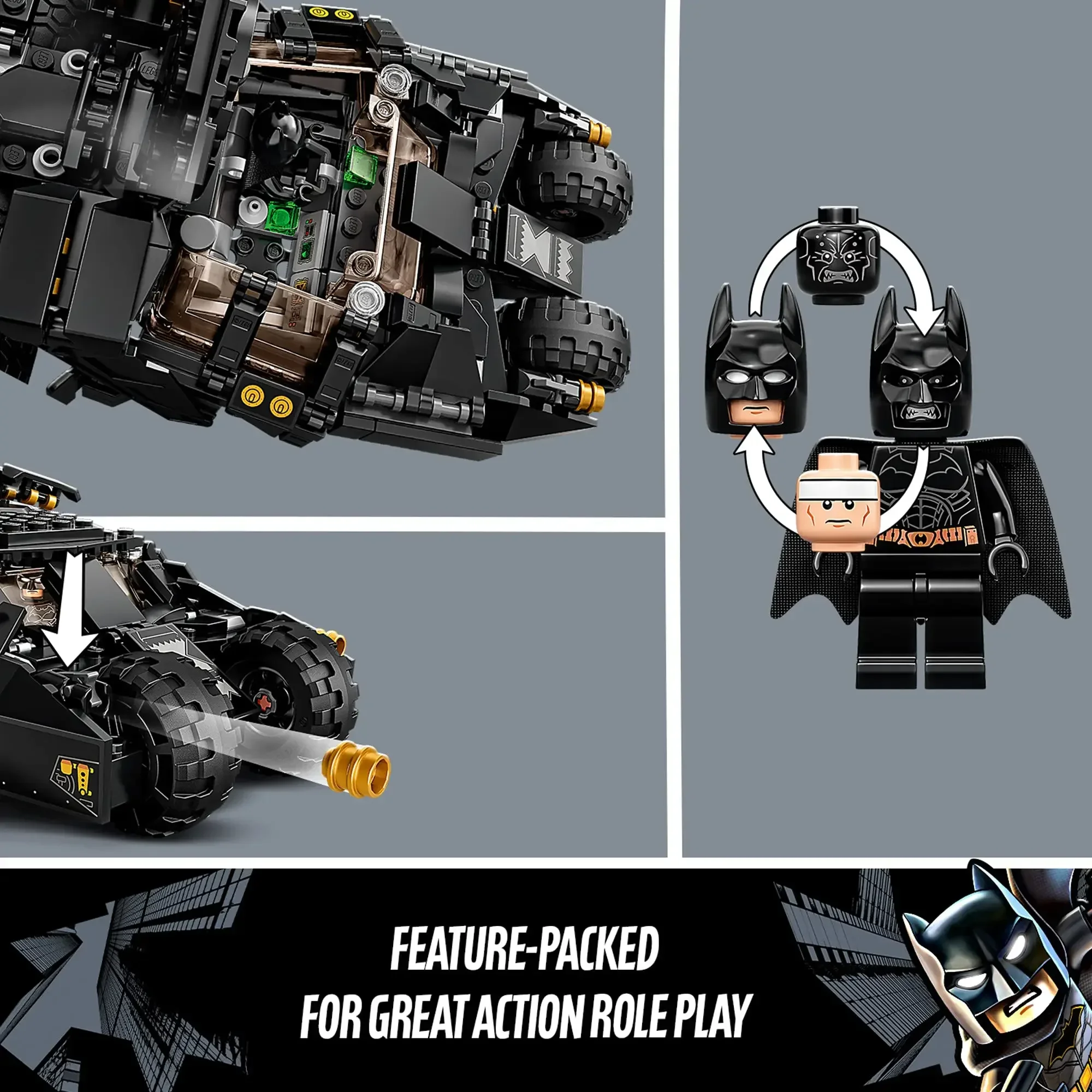 LEGO DC Batman Batmobile Tumbler Building Set - 76239