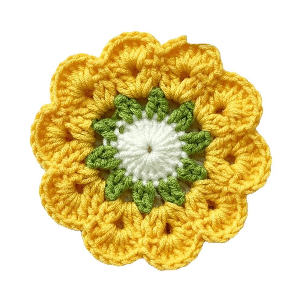 Gift Knitted Crochet Flower Coasters Heat Resistant Handmade Placemats Non Slip Home Decor Mug Mat Tea Cup Use