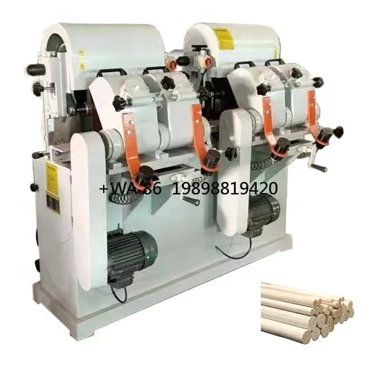 120mm Diameter 4 Belts Woodworking Wood Wooden Round Stick Rod bar Stick Polishing Sanding Polisher Sander Machine