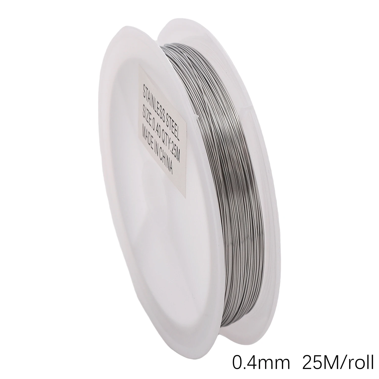 Flexibler Rostfreier Stahldraht 0.2-0.6mm für Perlen und Schmuckherstellung DIY, Draht für Armband und Halskette, Basteldraht für Schmuckdesign und Perlenarbeiten Rolle 11-100m