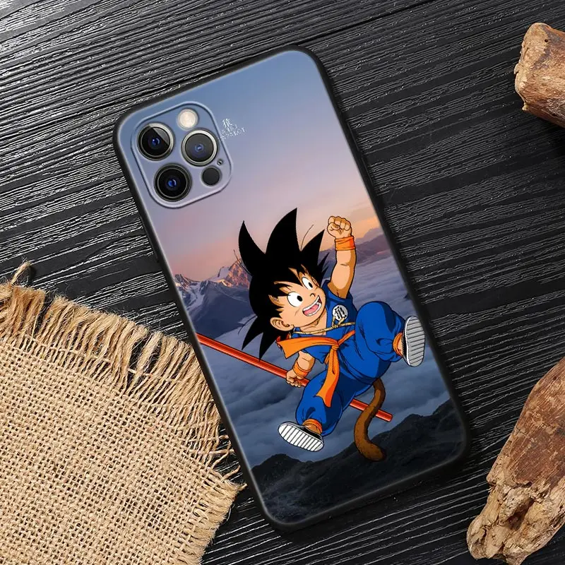 Little Goku Drawings Dragons Balls Z Funda For iphone 17 Case For iPhone 16 15 11 12 13Mini 17 Pro Max 13 Plus 17E 16E Air Cover view 5
