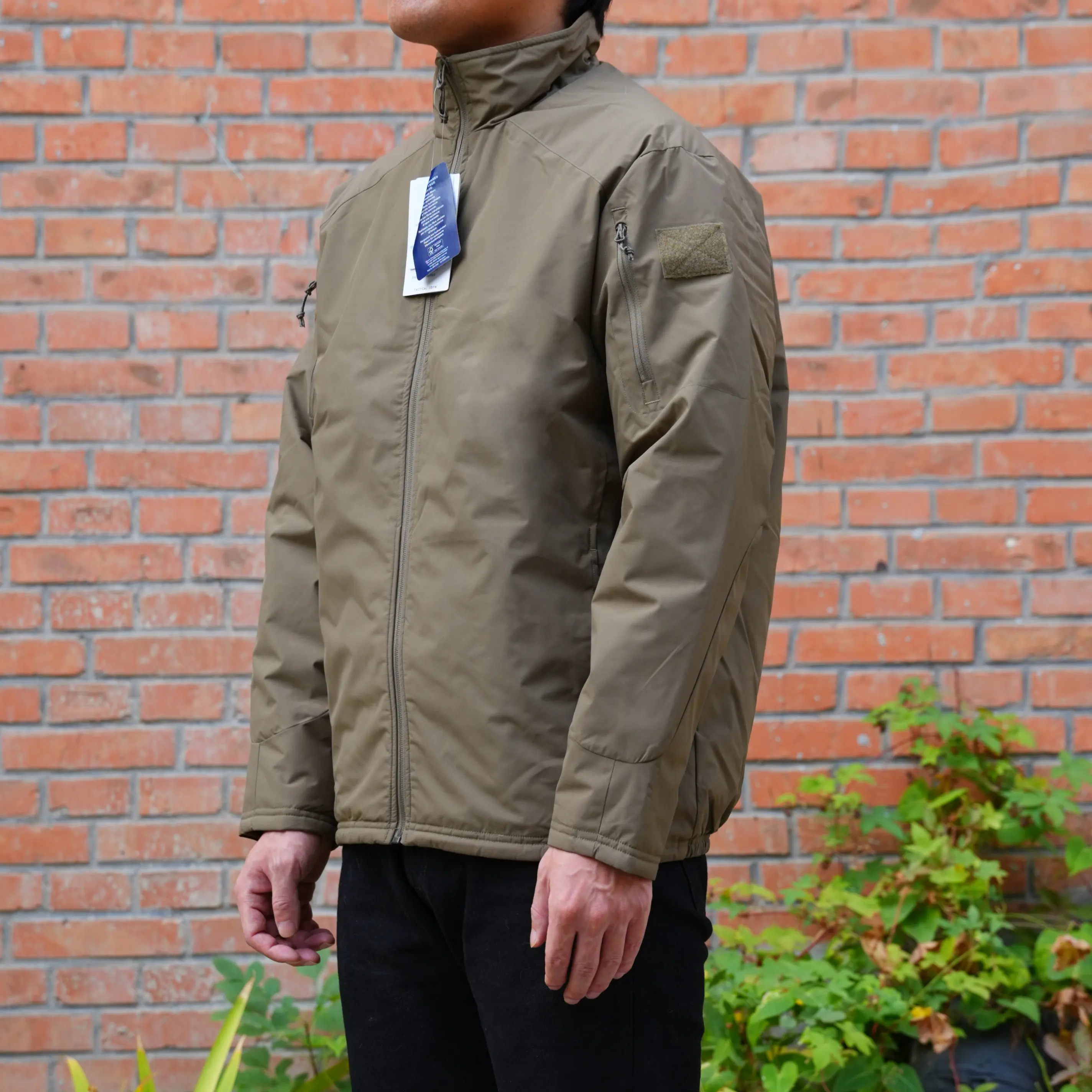 Outdoor tactical cotton clothing with PU film, WT loft windproof and splash proof, lightweight, warm, comfortable and breathable