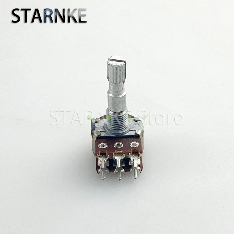 2PCS WTH148 16 Type B50K 6-Pin Dual B50K*2 Speaker Amplifier Audio High And Low Volume Potentiometer Shaft Length 25mm