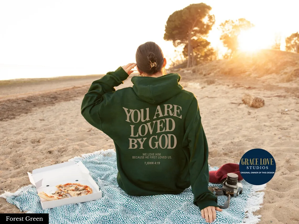 Jesus Loves You Hoodie Jesus Hoodie Christian Hoodie Christian Sweatshirt Trendy Hoodie Bible Verse Shirt Aesthetic Clothing Chr