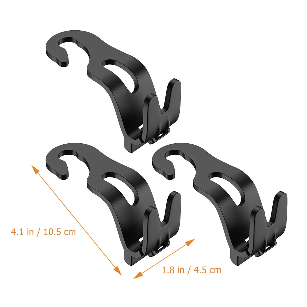 

3Pcs Car Bag Holder Strong Load Bearing Headrest Hook for Purse Grocery Tote Organization Car Seat Organizer Travel Essential