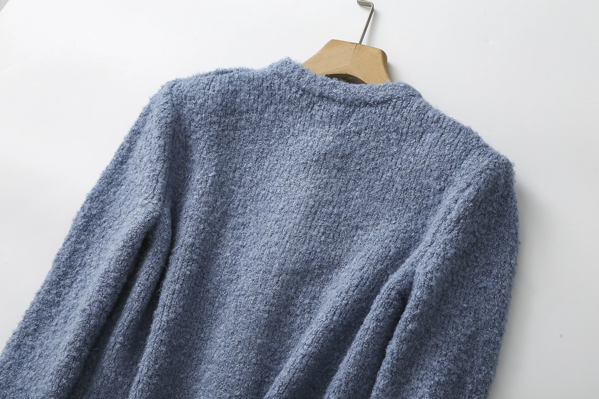 Ethereal MD 2023 autumn new style of Mini loop yarn knitted cardigan short coat
