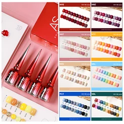 AS Nail Gel Polish Not Set 210 Colors Varnish Vernis Esmalte Enamel Gel Not Kit 15ml Semi Permanent Nail Art Polish