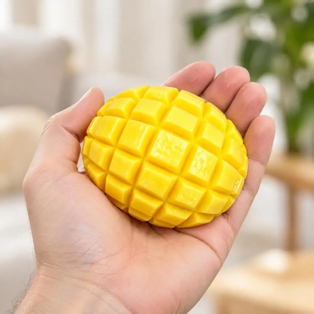 Fidget Toys for Anxiety Mango Squeeze Toy Heat Activated Color Changing Fidget Realistic Fruit Stress Relief for Kids for Adults